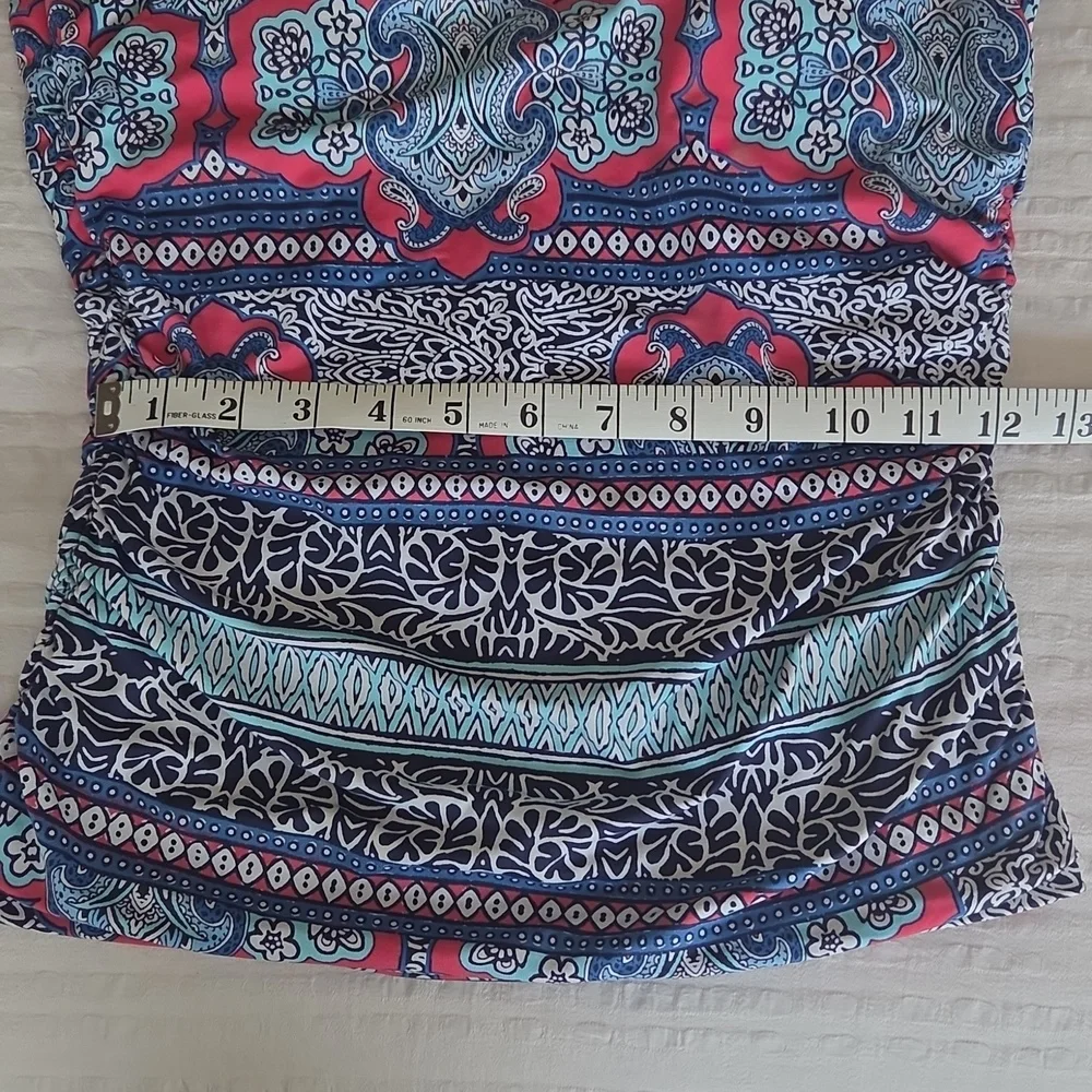 Tommy Bahama Navy Strapless Tankini/Tube Top, LNWOT, Size Small